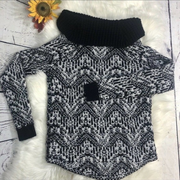 Abercrombie Sweater wool SZ XS Black Turtleneck - Picture 2 of 6